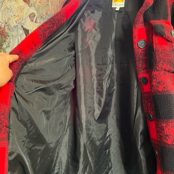 C&C California Shearling Shirt Jacket - Picture 5 of 9